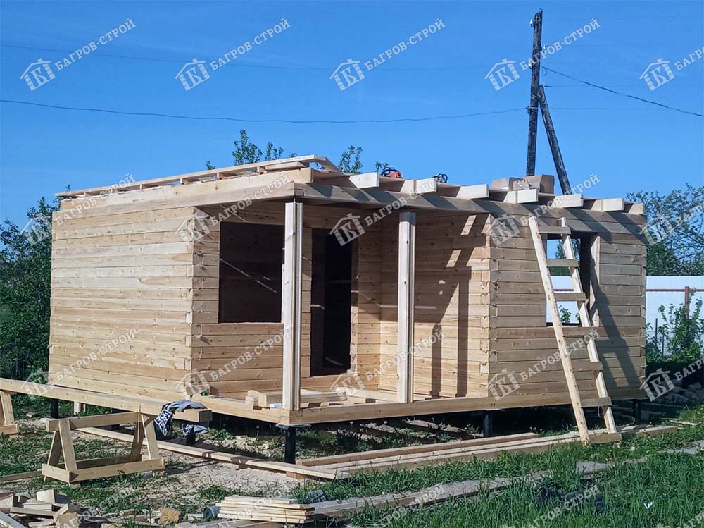 Дом из бруса 6х6 Светояр, Тверская обл. Конаковский район. д. Вараксино
