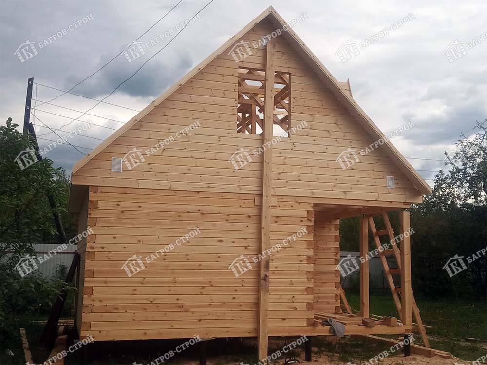 Дом из бруса 6х6 Светояр, Тверская обл. Конаковский район. д. Вараксино
