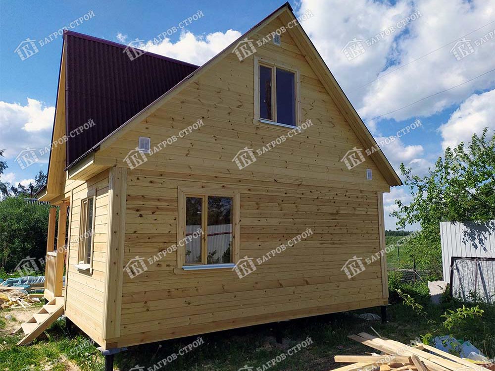 Дом из бруса 6х6 Светояр, Тверская обл. Конаковский район. д. Вараксино
