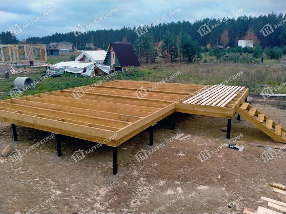Каркасный дом 6х9 Евгений, Ленинградская обл., Приозерский р-он