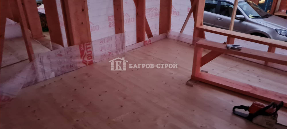 Каркасный дом 7х7,5 Кир, Московская область