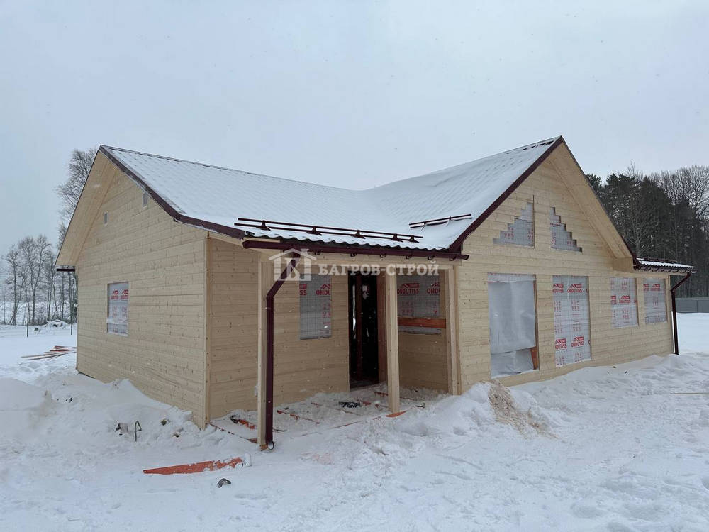 Каркасный дом 9,5х12,9 Гедеон, Ленинградская обл. Приозерский район