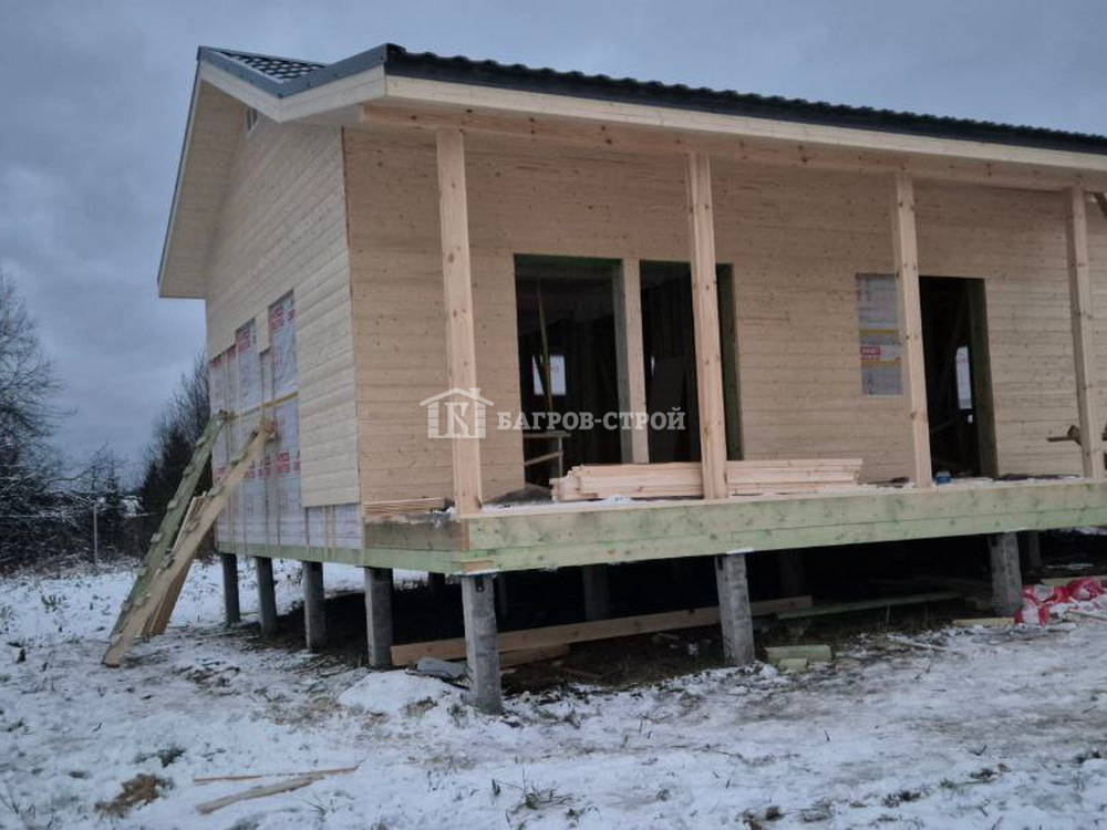 Каркасный дом 6х11м Адриан, Московская область, Истринский район