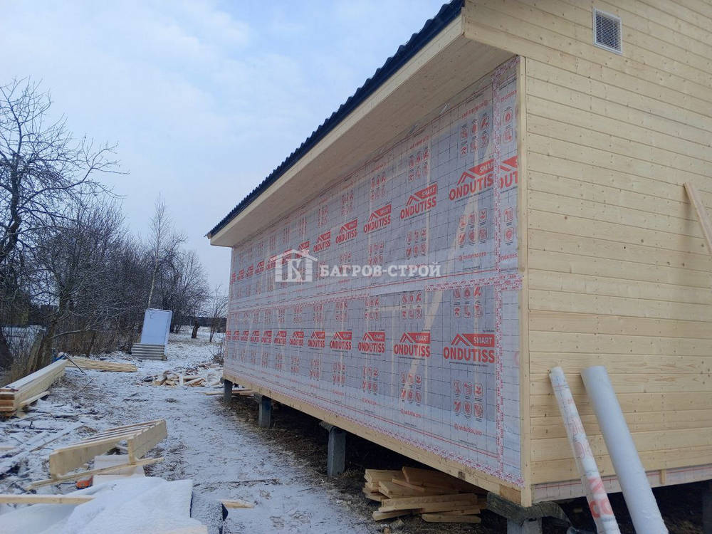 Каркасный дом 6х9, Тверская область, Калининский район.